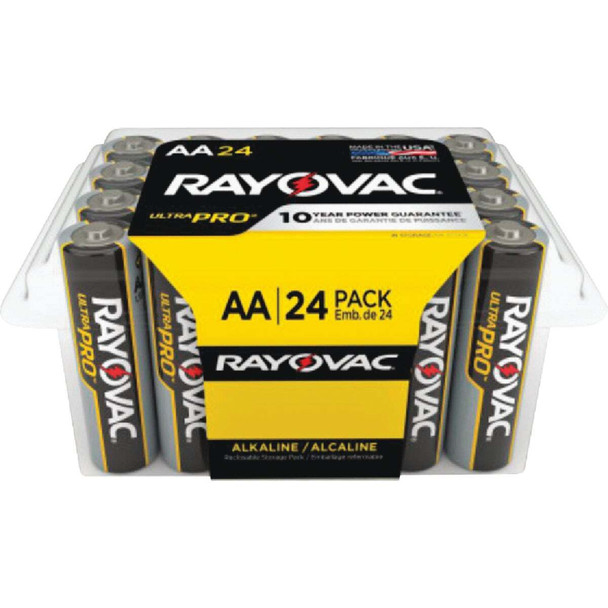 Rayovac UltraPro AA Alkaline Battery (24-Pack) ALAA-24PPJ