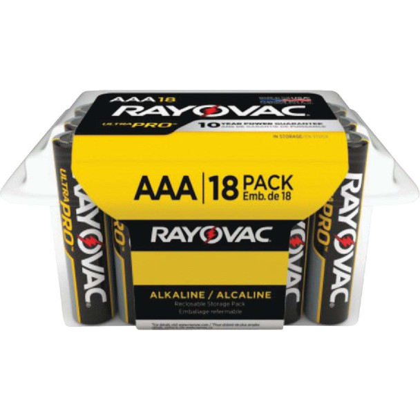 Rayovac UltraPro AAA Alkaline Battery (18-Pack) ALAAA-18PPJ