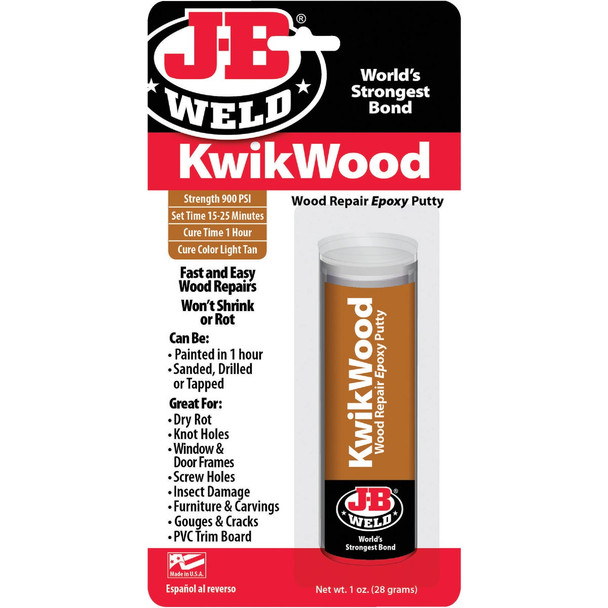 J-B Weld 1 Oz. KwikWood Epoxy 8257