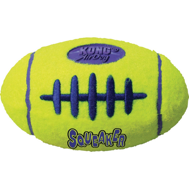 Air Kong Squeaky Medium Football Dog Toy KO-ASFB2