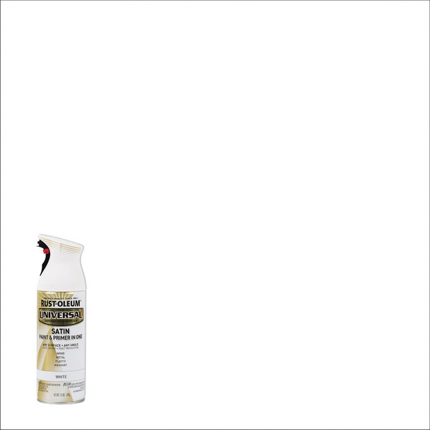 Rust-Oleum Universal 12 Oz. Satin White Paint 245210