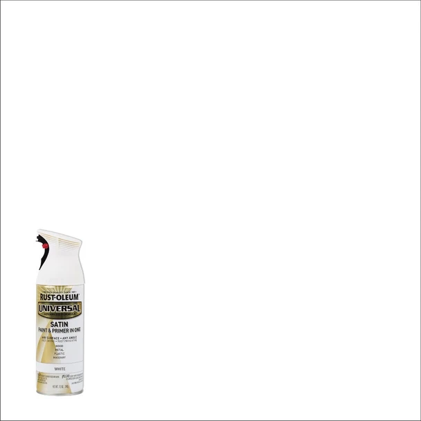 Rust-Oleum Universal 12 Oz. Satin White Paint 245210