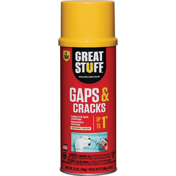 Great Stuff 12 Oz. Gaps & Cracks Foam Sealant 157901