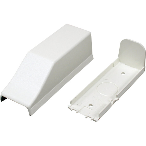 Wiremold CordMate White 1/2 In. PVC Conduit Connector NMW17