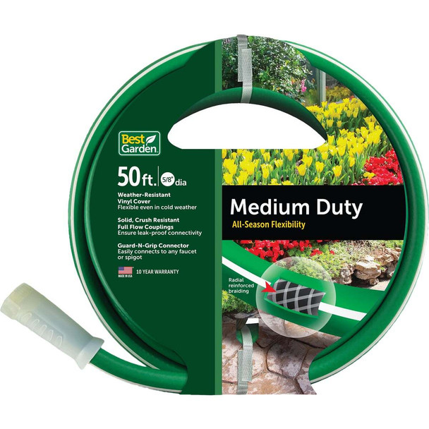 Best Garden 5/8"x50' Md Garden Hose DBAW5850V2