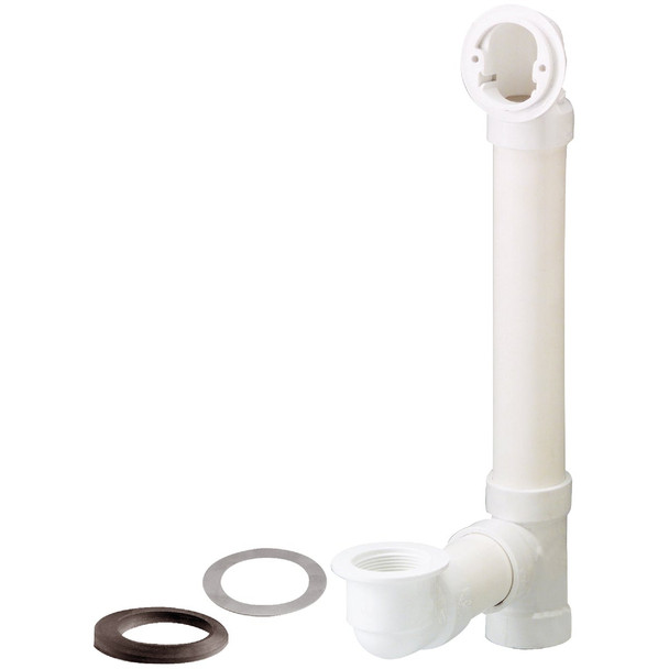 Keeney Schedule 40 PVC Bath Drain Overflow Body without Trim 660PVCK