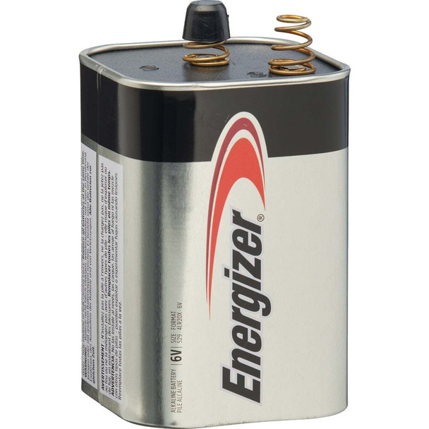 Energizer MAX 6V Spring Terminal Alkaline Lantern Battery 529-1