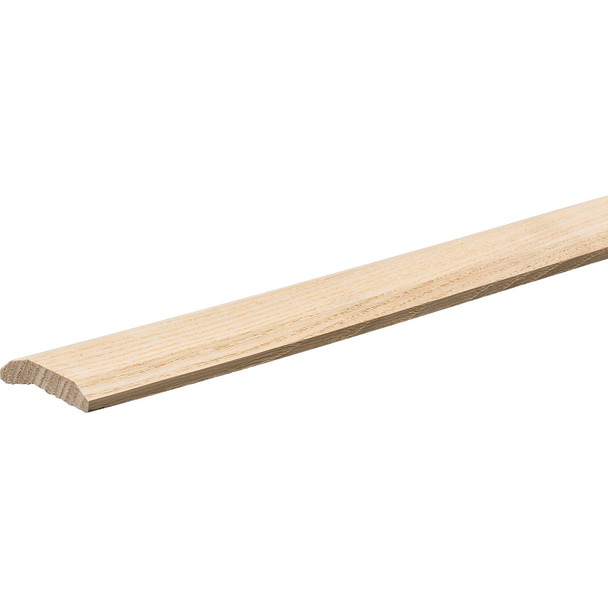 Frost King Unfinished Smooth 1-7/16 In. x 3 Ft. Oak Carpet Trim Bar, Wide