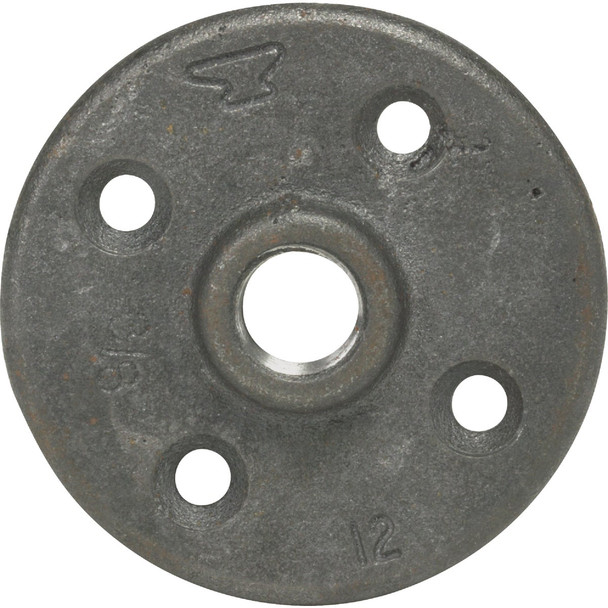 Anvil 1-1/4 In. x 3-5/8 In. Black Iron Floor Flange 8700164000