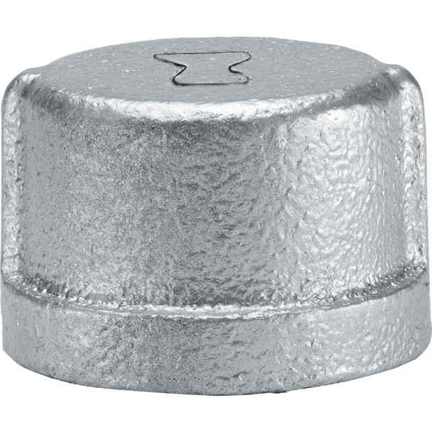 Anvil 3/4 In. Malleable Iron Galvanized Cap 8700132700 Anvil 3/4 In. Malleable Iron Galvanized Cap 8700132700