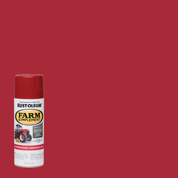 Rust-Oleum 12 Oz. International Harvester Red Farm & Implement Spray Paint