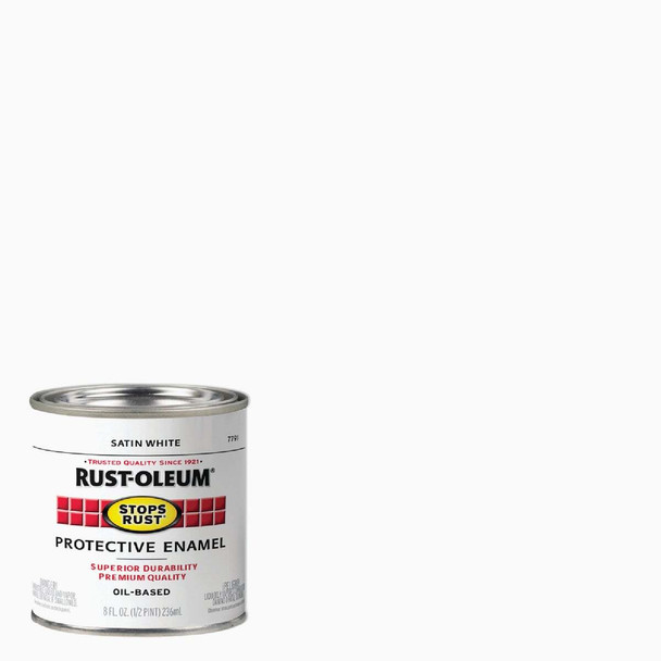 Stops Rust Satin White Enamel 7791730
