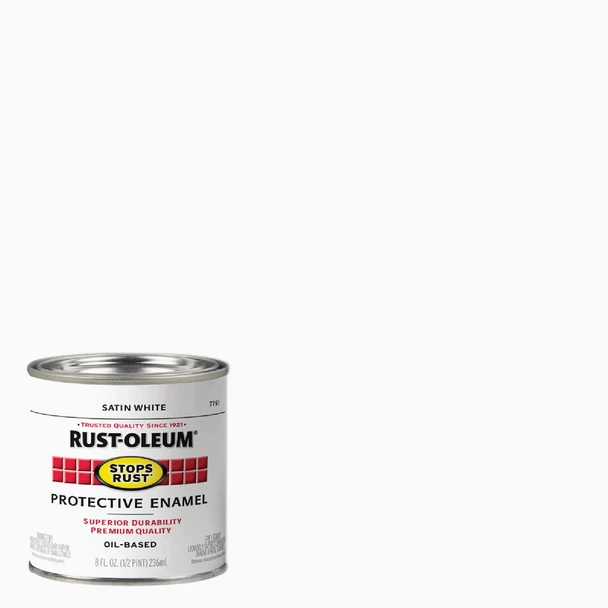 Stops Rust Satin White Enamel 7791730
