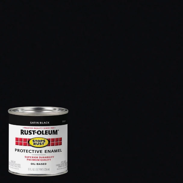 Stops Rust Satin Black Enamel 7777730