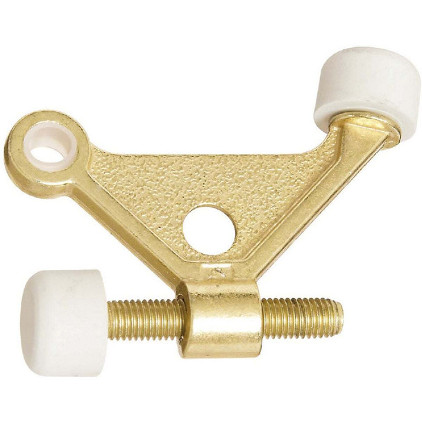 National Hardware Bright Brass Zinc Hinge Pin Door Stop N154-526