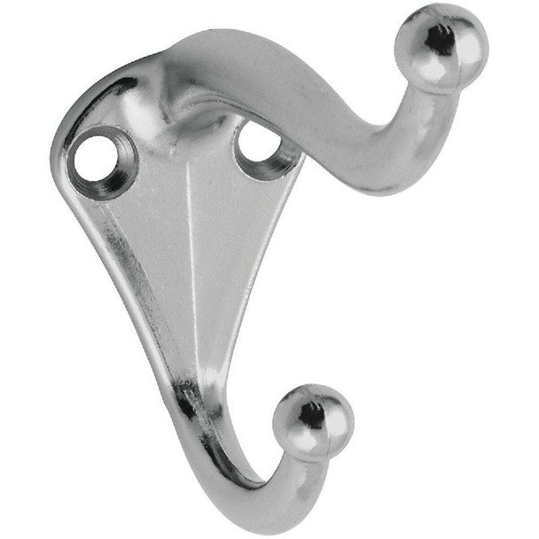 National Hardware Nickel Coat & Hat Hook (2-Pack) N192-781