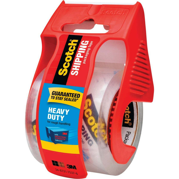 Scotch 1.88 In. x 22.2 Yd. Heavy Duty Shipping Packaging Tape with Dispenser 142