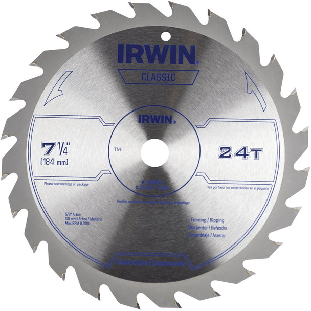 Irwin Bulk7-1/4"24t Clsc Blade 25130 Pack of 25