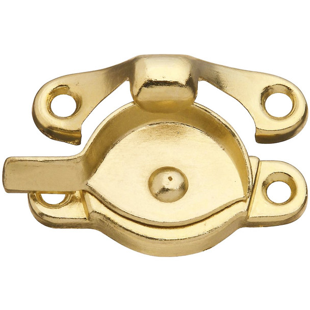 National Hardware Brass 7/8 In. Crescent Sash Lock N148-684