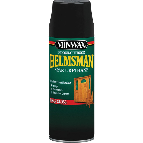 Minwax Indoor/Outdoor Helmsman Warm Gloss Clear Spar Urethane, 11.5 Oz.