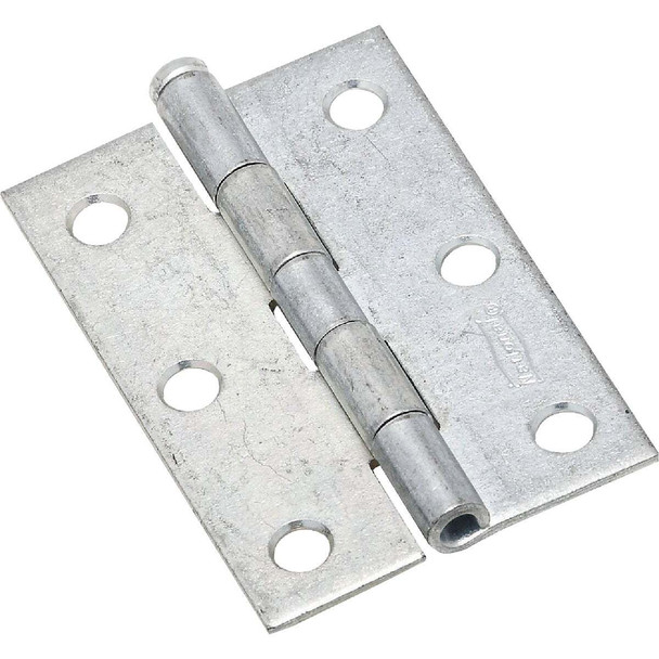 National Hardware 3 In. Zinc Loose-Pin Narrow Hinge (2-Pack) N142-034