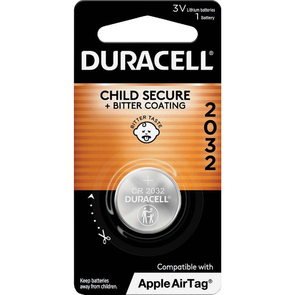 Duracell 2032 Lithium Coin Cell Battery 30587