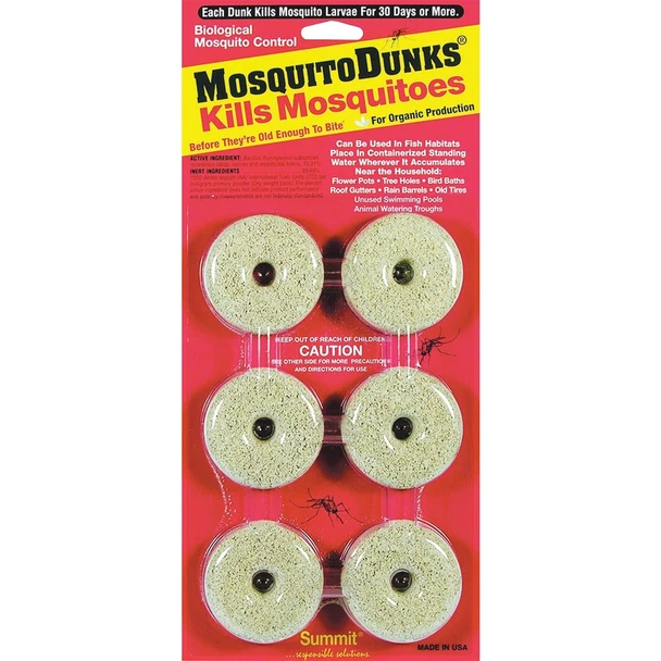 Mosquito Dunks Ready To Use Tablet Mosquito Killer (6-Pack) 110-12