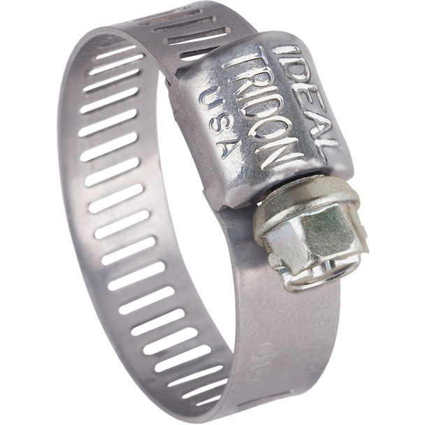 Ideal 5/16 In. - 7/8 In. All Stainless Steel Micro-Gear Hose Clamp Pack of 10