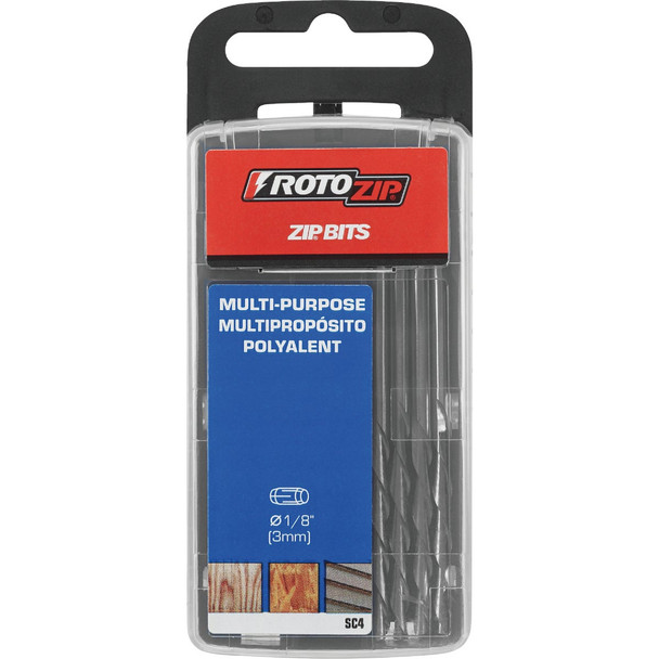Rotozip Sabrecut 1/8 In. Multi-Purpose Bit (4-Pack) SC4