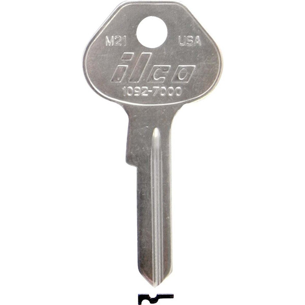 ILCO Master Nickel Plated Padlock Key M21 / 1092-7000 (10-Pack) IAL00000172