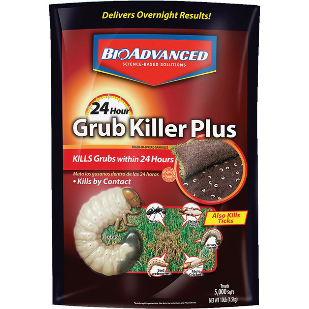 BioAdvanced Grub Killer Plus 10 Lb. Ready To Use Granules Grub Killer 700740M