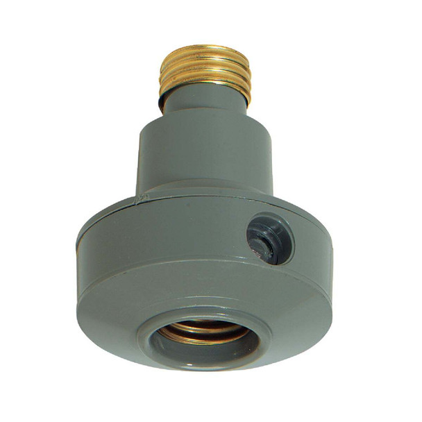 Do it Screw-In Gray Indoor/Outdoor Automatic Photocell Lamp Control 509442