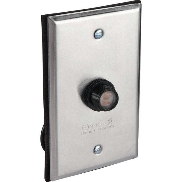 Do it Hard Wire Aluminum Photocell Lamp Control with Switch Plate 511110