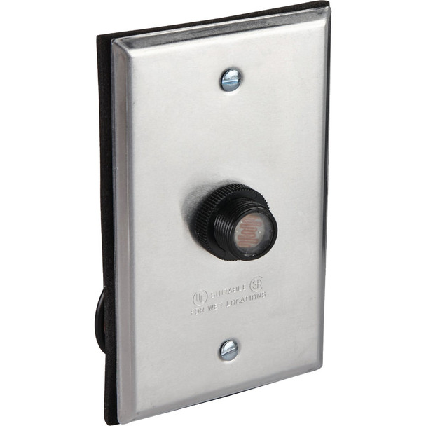 Do it Hard Wire Aluminum Photocell Lamp Control with Switch Plate 511110