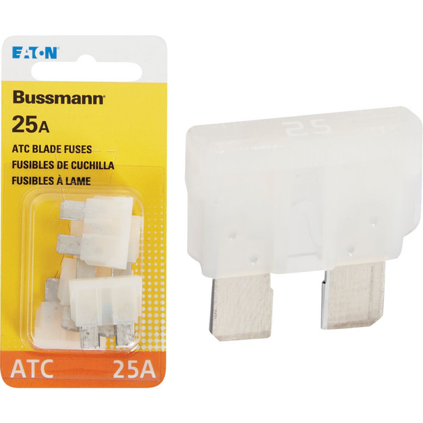 Bussmann 25A 32V ATC Blade Automotive Fuse (5-Pack) BP/ATC-25-RP