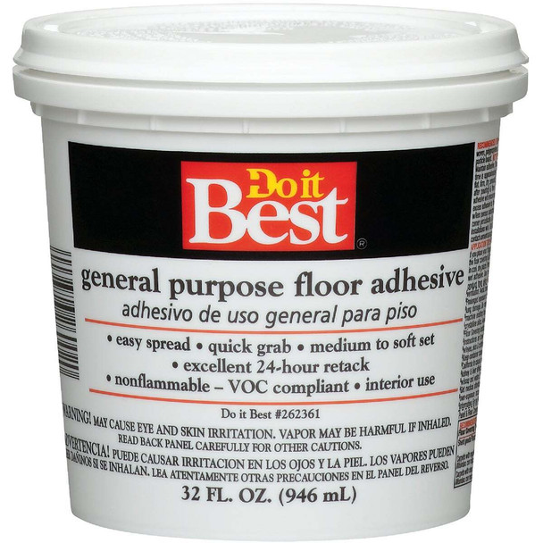 Do it Best General-Purpose Floor Adhesive, 1 Qt. 7079826002