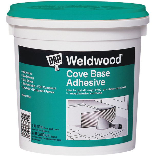 DAP Weldwood Cove Base Adhesive, 1 Qt. 7079825053