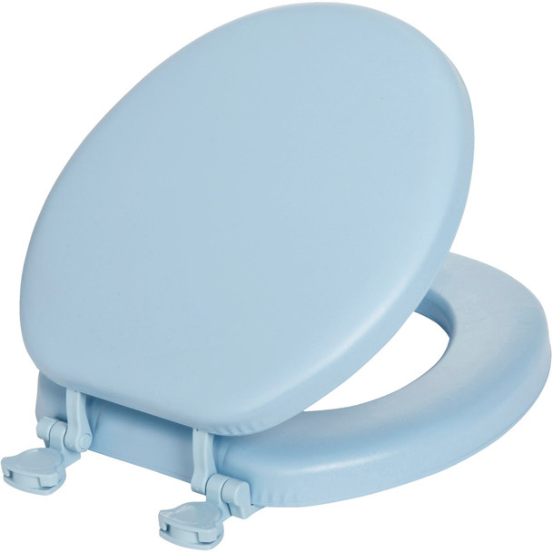 Bemis Mayfair Round Closed Front Premium Soft Sky Blue Toilet Seat 15EC_034