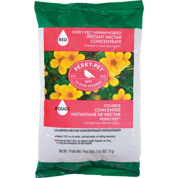 Perky-Pet 2 Lb. Red Powder Concentrate Hummingbird Nectar 244SFB