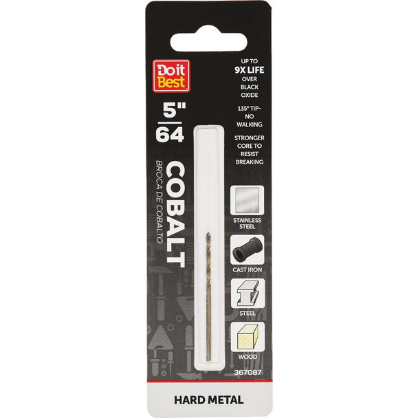 Do it Best 5/64 In. Cobalt Drill Bit QJDIB-DB-033B