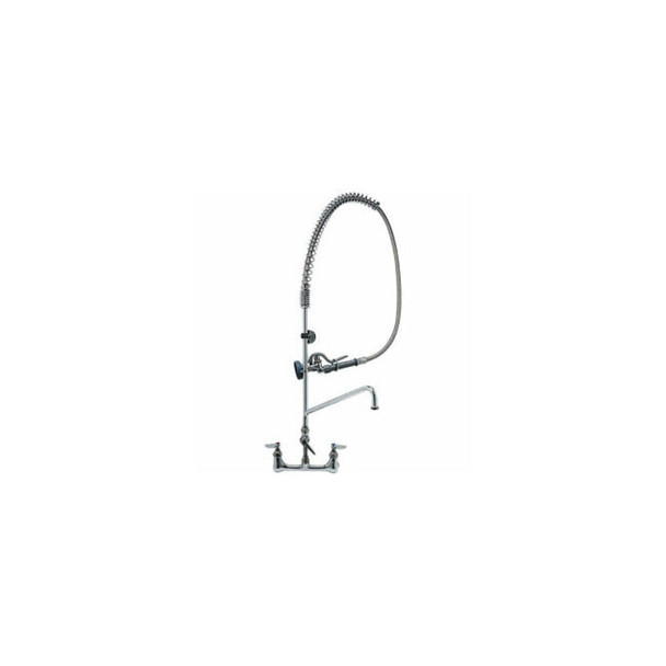T&S Brass B-0133-01 Easyinstall Pre-Rinse Unit With Wall Bracket Add-On Faucet &