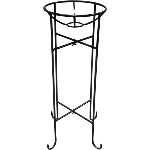 Alpine 13 In. W. x 24 In. H. x 13 In. L. Black Metal Gazing Globe Stand SLL836