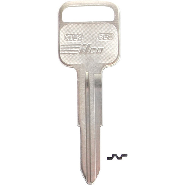 ILCO GM Nickel Plated Automotive Key, B65 / X184 (10-Pack) IAF01218093