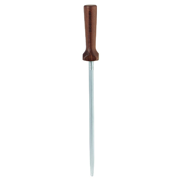 Chicago Cutlery Walnut Tradition 10 In. Manual Knife Sharpening Steel CL38WP