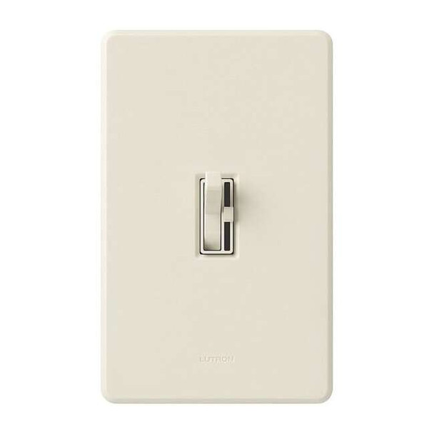 Lutron Lighting Dimmer,Toggle,Light Almond AYCL-253P-LA
