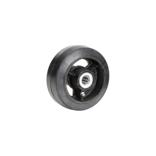 Global Industrial 5"" x 2"" Mold-On Rubber Wheel - Axle Size 5/8""