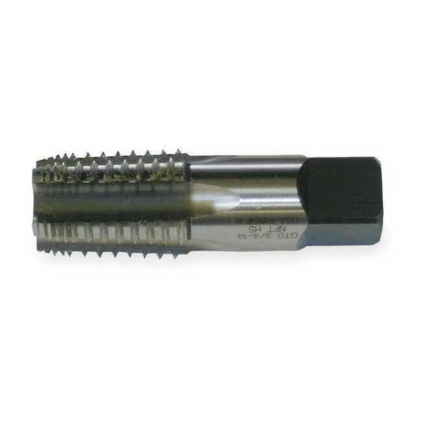 Widia Pipe Tap, 3/8"-18, Taper, 5 Flutes, NPT 16107