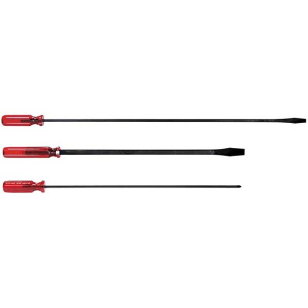 Mayhew Screwdriver Set,Slotted/Phillips,3 Pc 37343
