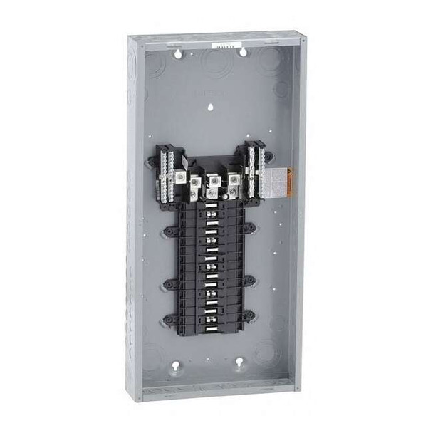 Square D Load Center, 30 Spaces, 200A Amps, 120/240V AC QO330L200G