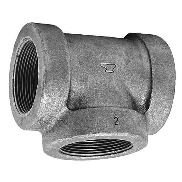 Anvil Reducing Tee, FNPT, 1 1/4 x 1 x 1 1/4 in 0300040201